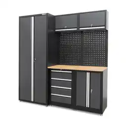 Netto Marken-Discount Weber Schranksystem Serie 450 8-teilig grau Angebot