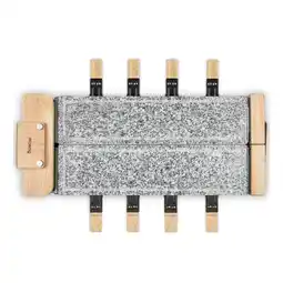 Netto Marken-Discount H.Koenig. Raclette-Grill mit Naturstein – Für 8 Personen, WOD362, Holzdesign Angebot