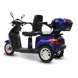Netto Marken-Discount ECO ENGEL 503, Zweisitzer Elektroroller / Seniorenmobil, 25 km/h mit 20 Ah Li-io Akku, Blau Angebot