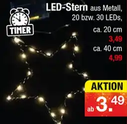 Zimmermann LED-Stern aus Metall Angebot