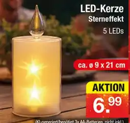 Zimmermann LED-Kerze Sterneffekt Angebot