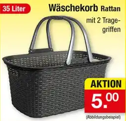 Zimmermann Wäschekorb Rattan Angebot