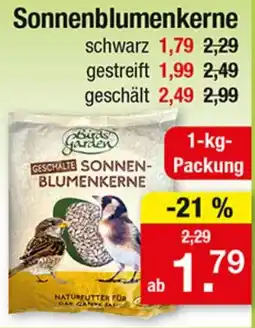 Zimmermann Birds Garden Geschalte Sonnenblumenkerne Angebot