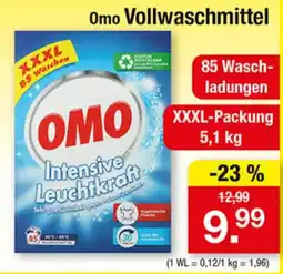 Zimmermann Omo Vollwaschmittel Angebot