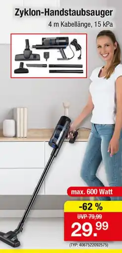 Zimmermann Cleanmaxx Zyklon-Handstaubsauger Angebot