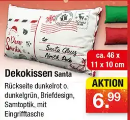 Zimmermann Dekokissen Santa Angebot