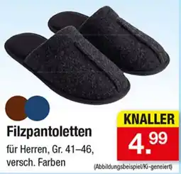 Zimmermann Filzpantoletten Angebot