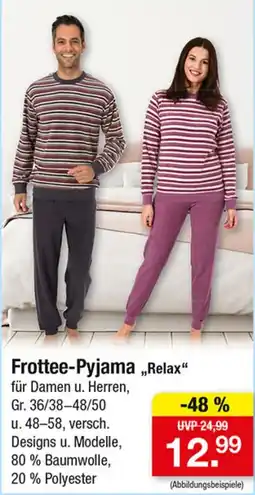 Zimmermann Frottee-Pyjama „Relax“ Angebot