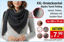 Zimmermann XXL-Dreiecksschal Alpaka Touch Feeling Angebot