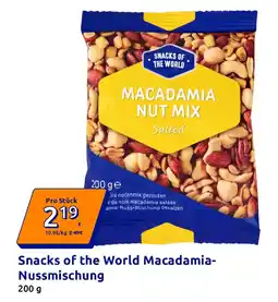 Action Snacks of the World Macadamia Nussmischung Angebot