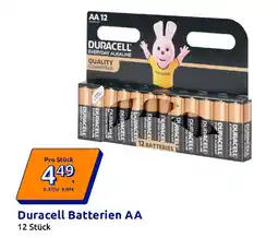 Action Duracell Batterien AA Angebot