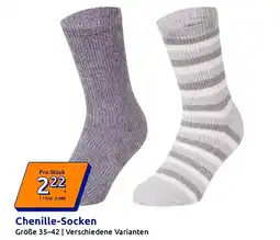 Action Chenille-Socken Angebot