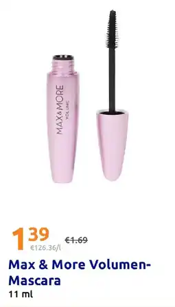Action Max & More Volumen Mascara Angebot