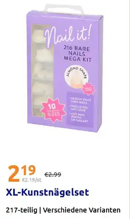 Action XL-Kunstnägelset Angebot