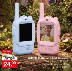 Zimmermann Walkie Talkie mit 2,0 Zoll Bildschirm Angebot