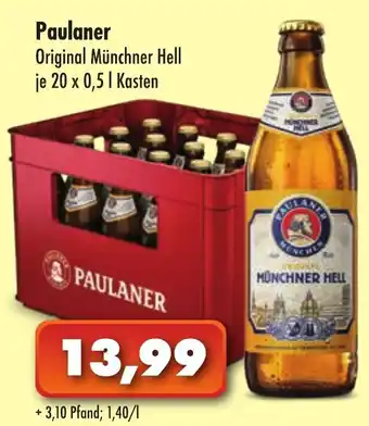 Lösch Depot Paulaner Original Münchner Hell 20x0,5L Angebot