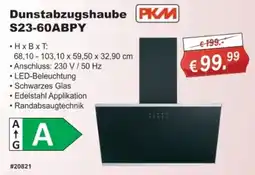 Stabilo Fachmarkt Dunstabzugshaube PKM S23-60ABPY Angebot