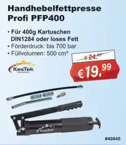 Stabilo Fachmarkt Handhebelfett presse Profi PFP400 KesTek Angebot