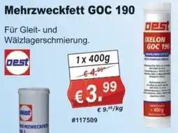 Stabilo Fachmarkt Oest Mehrzweckfett GOC 190 Angebot