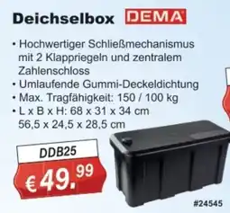 Stabilo Fachmarkt Deichselbox DEMA Angebot