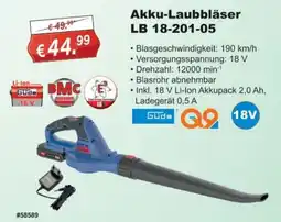 Stabilo Fachmarkt Akku-Laubbläser LB 18-201-05 Angebot