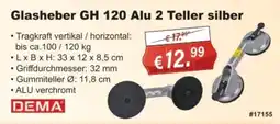 Stabilo Fachmarkt Glasheber GH 120 Alu 2 Teller silber Angebot