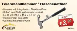 Stabilo Fachmarkt Feierabendhammer / Flaschenöffner KesTek Angebot
