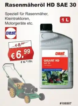Stabilo Fachmarkt Rasenmäheröl HD SAE 30 Angebot