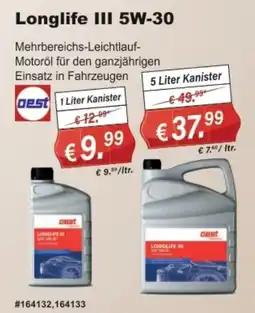 Stabilo Fachmarkt Longlife III 5W-30 Angebot
