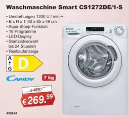 Stabilo Fachmarkt Waschmaschine Smart CS1272DE/1-S CANDY Angebot