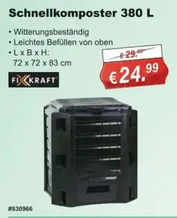 Stabilo Fachmarkt Schnellkomposter 380 L Angebot