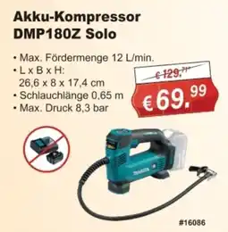 Stabilo Fachmarkt Akku-Kompressor DMP180Z Solo Angebot