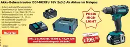 Stabilo Fachmarkt Makita Akku-Bohrschrauber DDF482RFJ Angebot