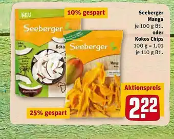 REWE Kaufpark Seeberger Mango Oder Kokos Chips Angebot