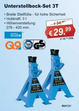 Stabilo Fachmarkt Unterstellbock-Set 3T Güde Angebot