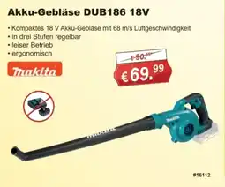 Stabilo Fachmarkt Akku-Gebläse DUB186 18V Makita Angebot
