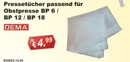 Stabilo Fachmarkt Pressetücher DEMA Angebot