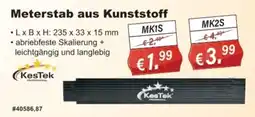 Stabilo Fachmarkt Meterstab aus Kunststoff KesTek Angebot