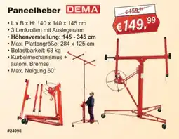 Stabilo Fachmarkt Paneelheber DEMA Angebot