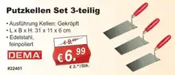 Stabilo Fachmarkt Putzkellen Set 3-teilig DEMA Angebot