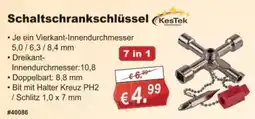 Stabilo Fachmarkt Schaltschranksschlüssel KesTek Angebot