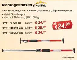 Stabilo Fachmarkt KesTek Montagestutzen Angebot