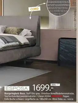 Zurbrüggen ESPOSA Boxspringbett Bosa Angebot