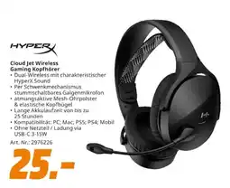 MediaMarkt HyperX Cloud Jet Wireless Gaming Kopfhörer Angebot