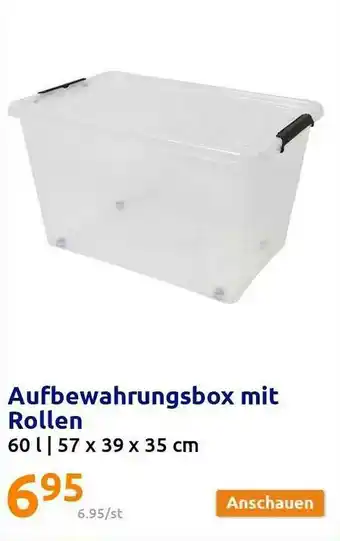 Action Aufbewahrungsbox Mit Rollen Angebot