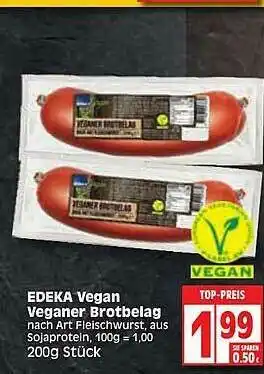 Edeka Edeka Vegan Veganer Brotbelag Angebot