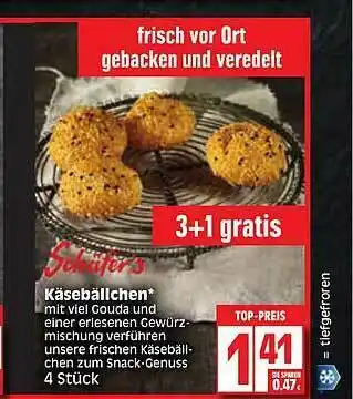 Edeka Schäfer's Käsebällchen Angebot