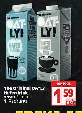 Edeka The Original Oatly Haferdrink Angebot