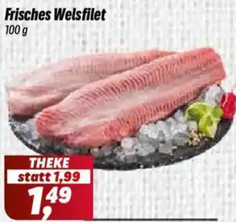 Frisches Welsfilet