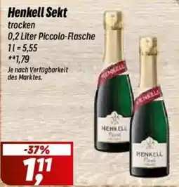 Simmel Henkell Sekt trocken Angebot